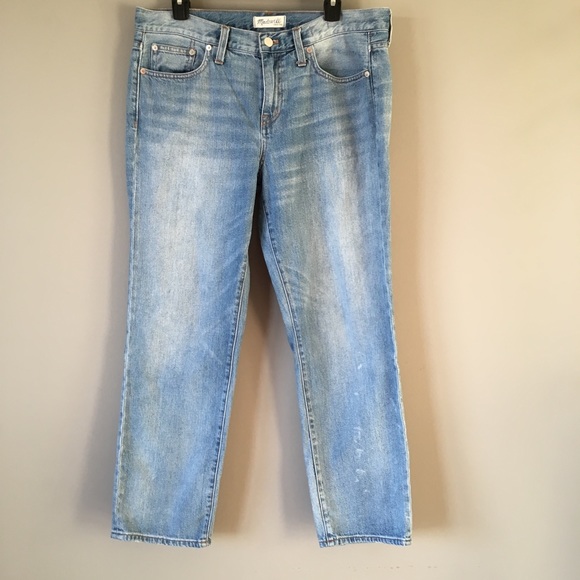 Madewell Denim - Madewell | Boyjean Distressed Denim Jeans Baggy 30